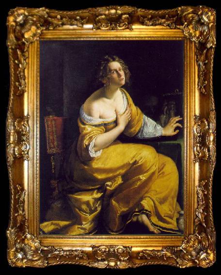 framed  Artemisia  Gentileschi Maria Maddalena, ta009-2
